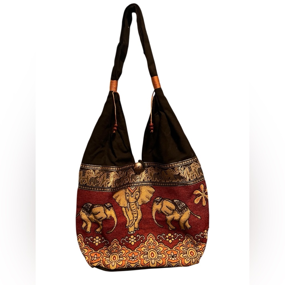 Elephant Patterned Tote